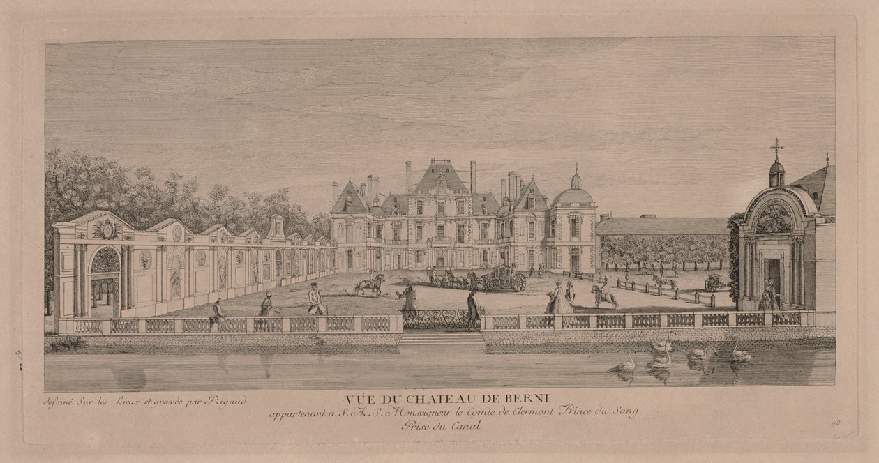 Chateau of Berny. av Jacques Rigaud