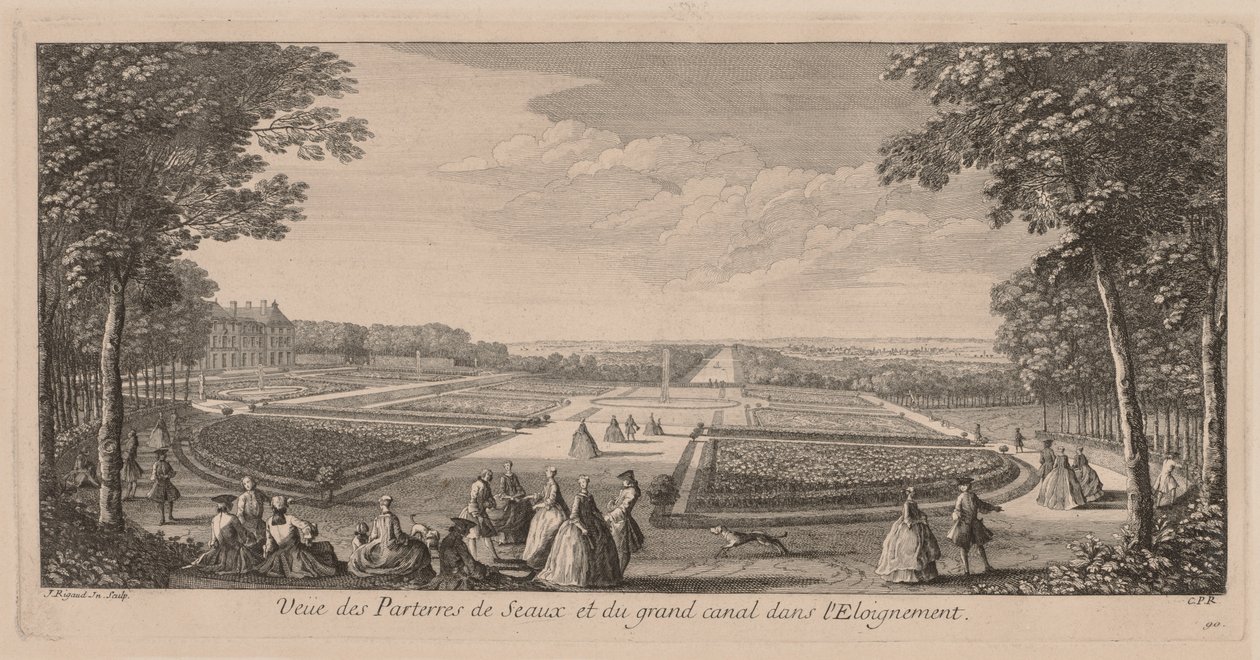 Blomsterhagene i Seaux. av Jacques Rigaud