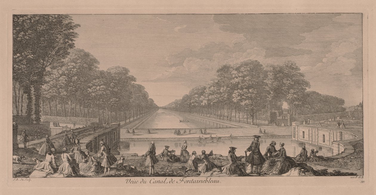 Kanalen ved Fontainebleau av Jacques Rigaud