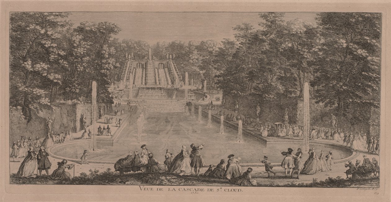 Cascades of St. Cloud av Jacques Rigaud