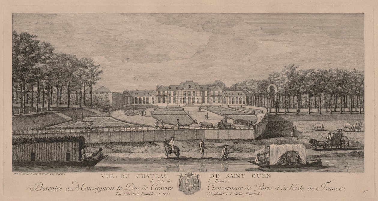 Chateau of Saint Ouen av Jacques Rigaud