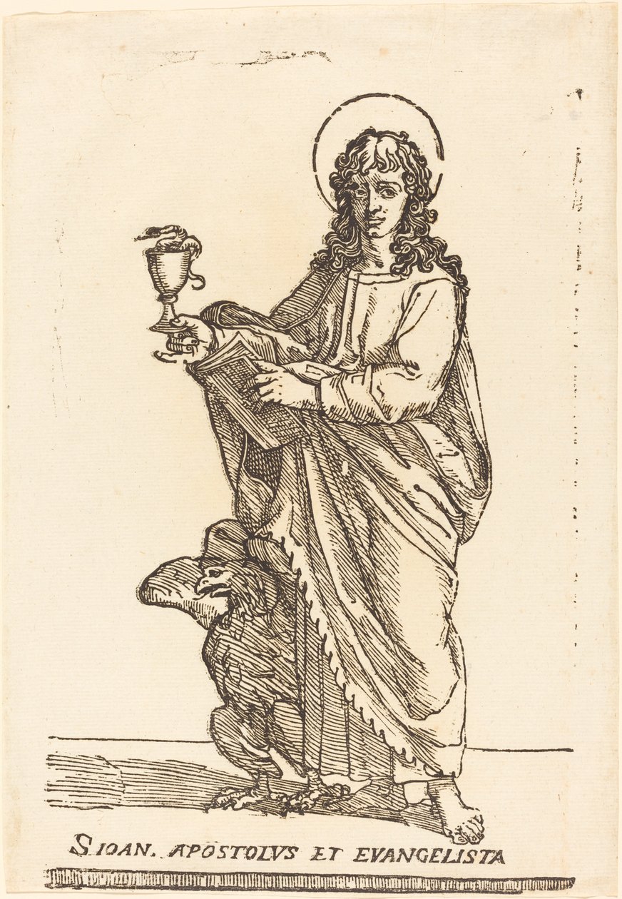 Saint John av Jacques Stella