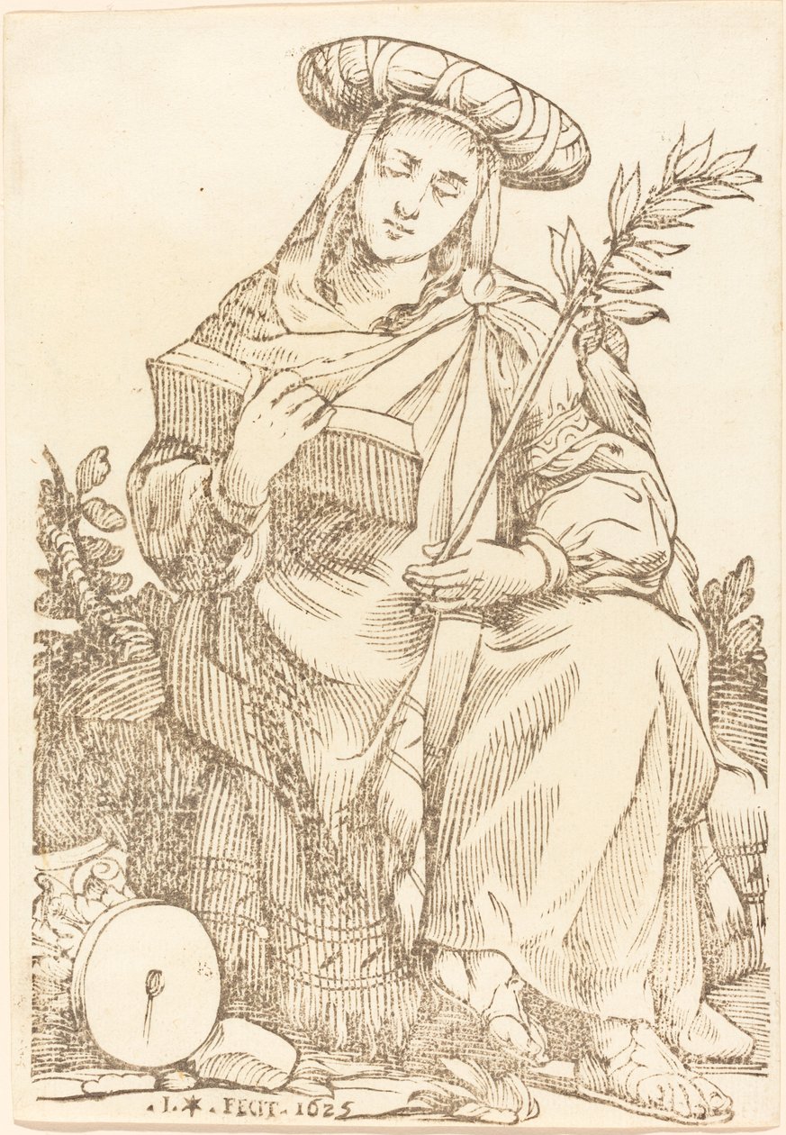 Sibylla Libyca av Jacques Stella