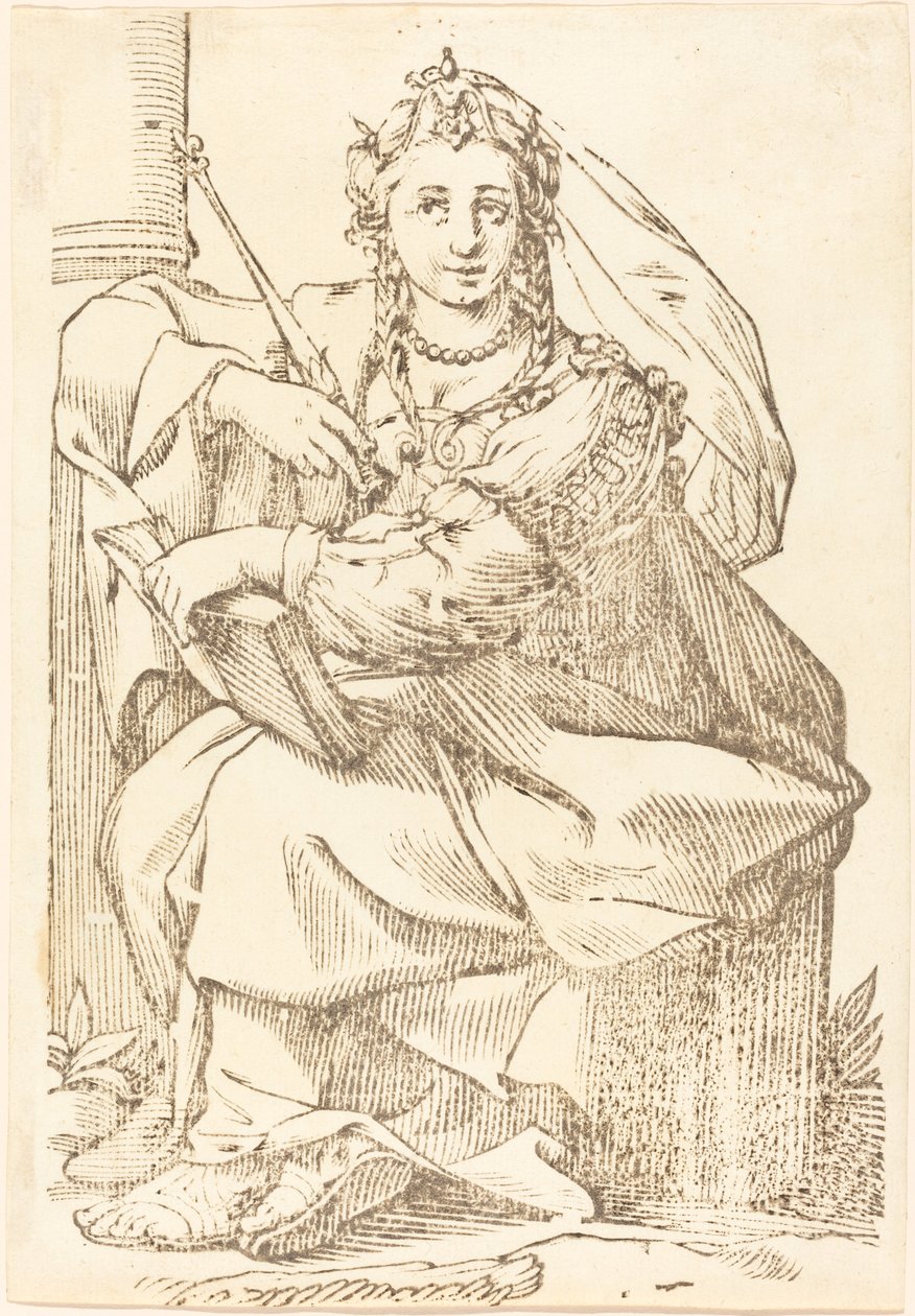 Frygisk sibyll av Jacques Stella
