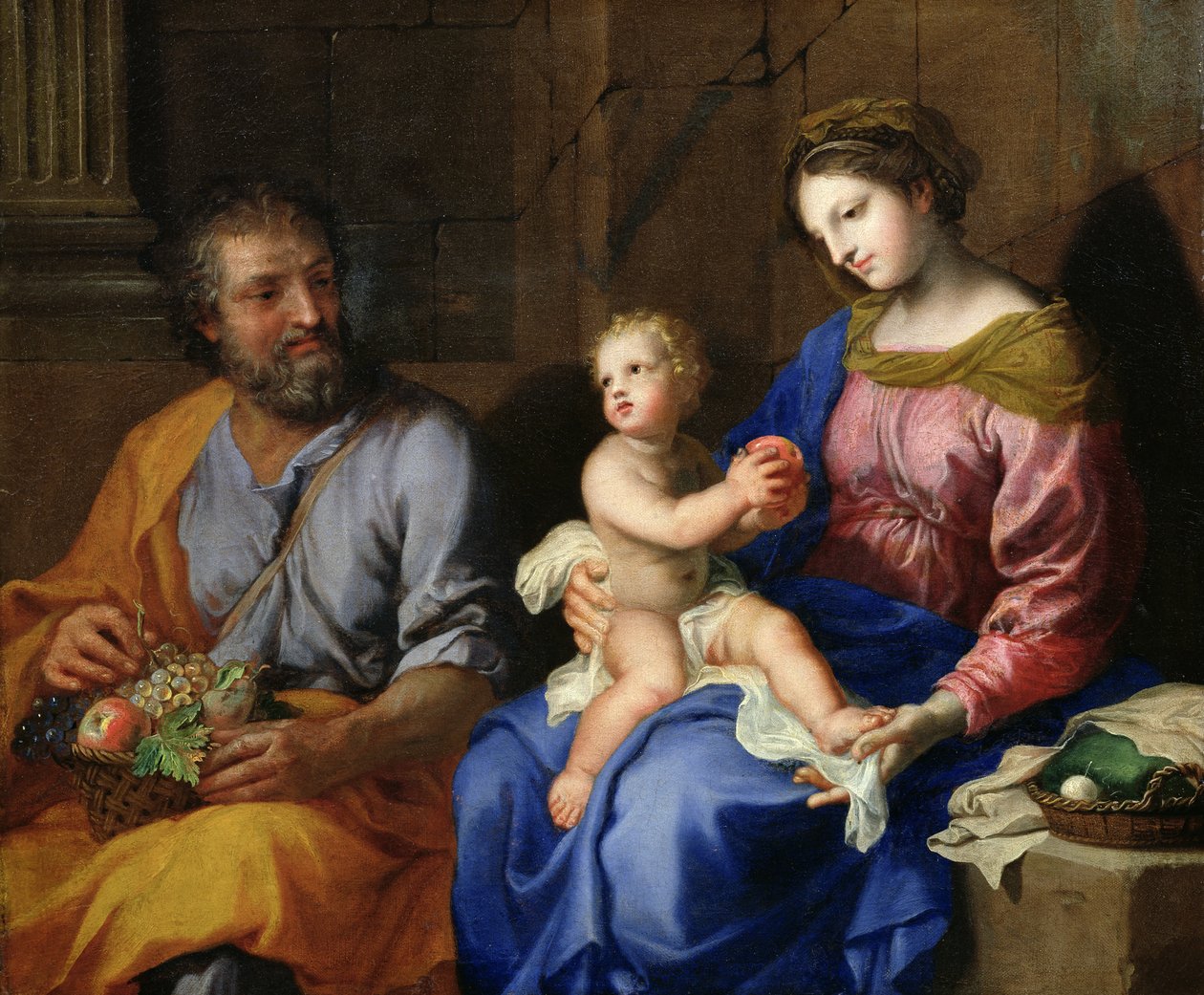 Den hellige familie av Jacques Stella