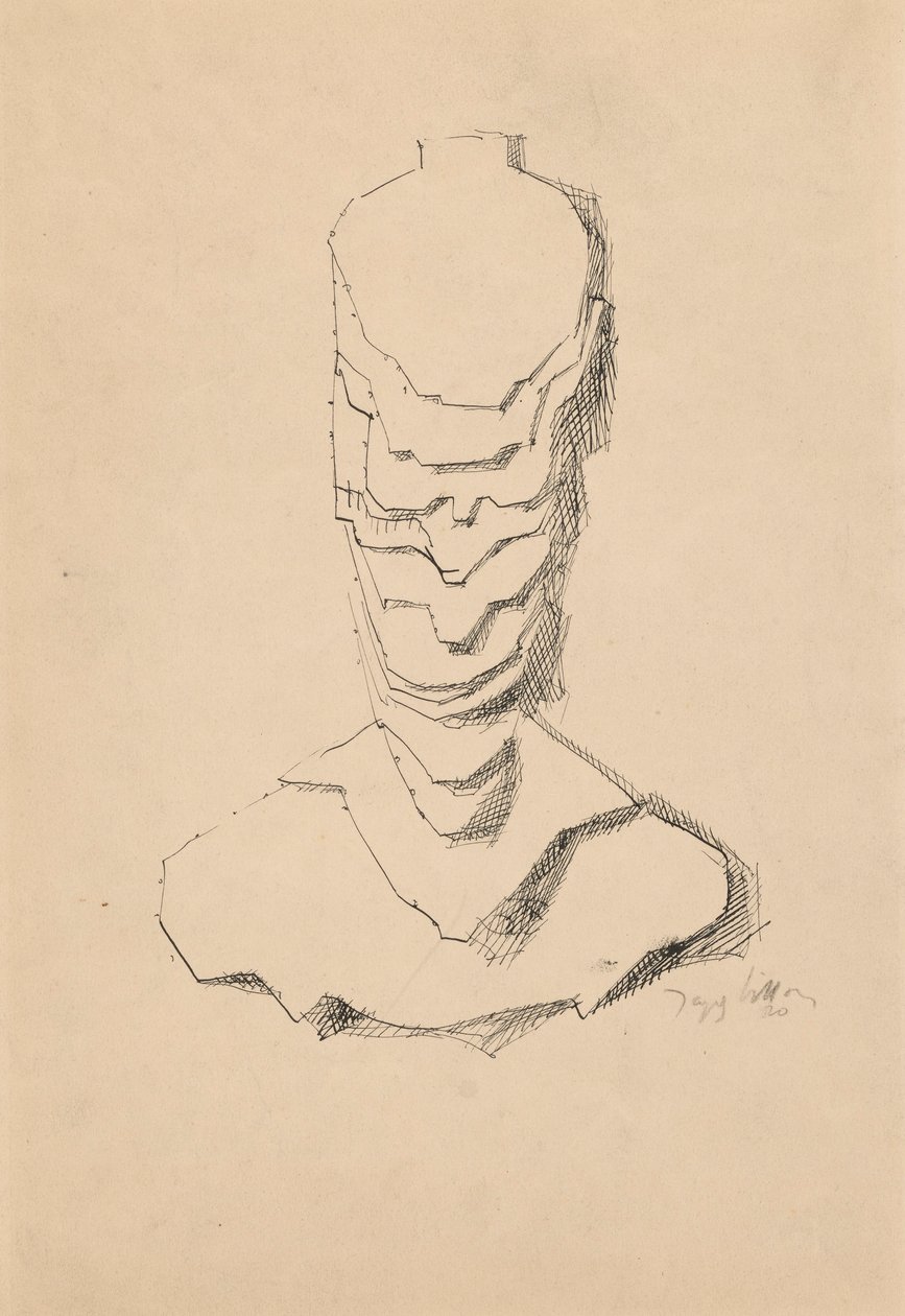 Abstrakt konstruksjon (Baudelaire) av Jacques Villon