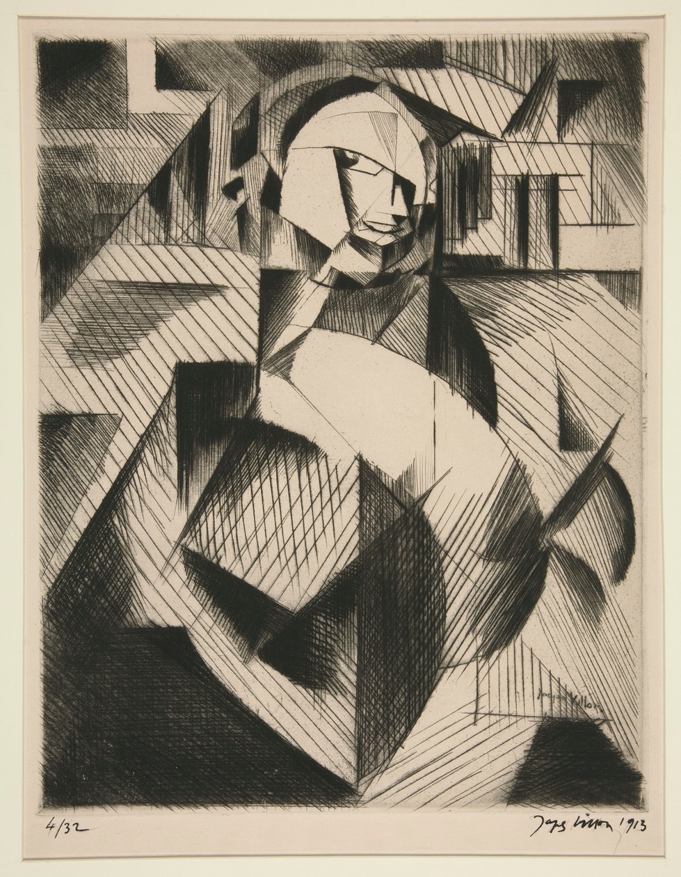 Portrett av av Jacques Villon