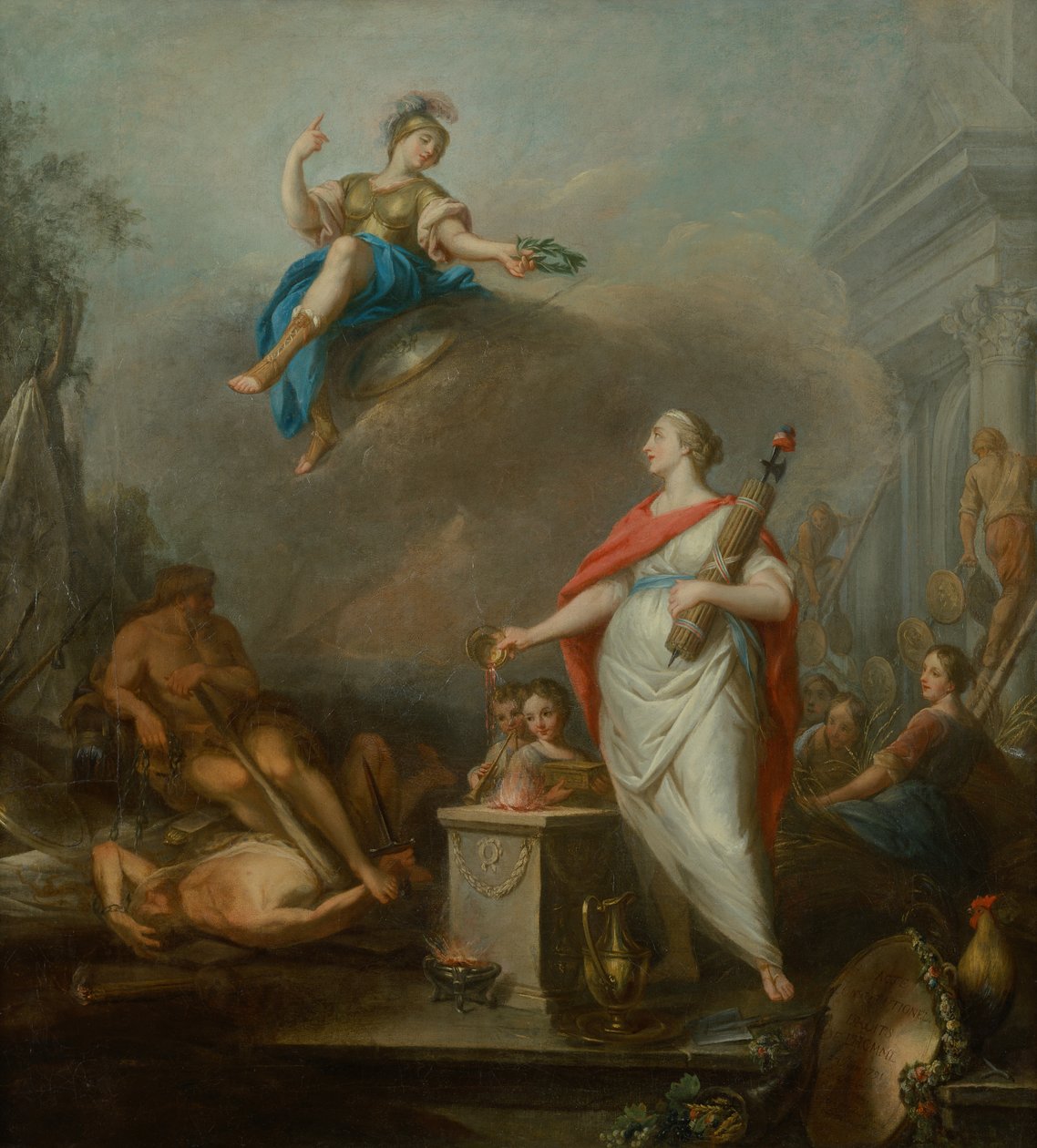 Allegori om revolusjonen i 1789 av Jacques Wilbaut