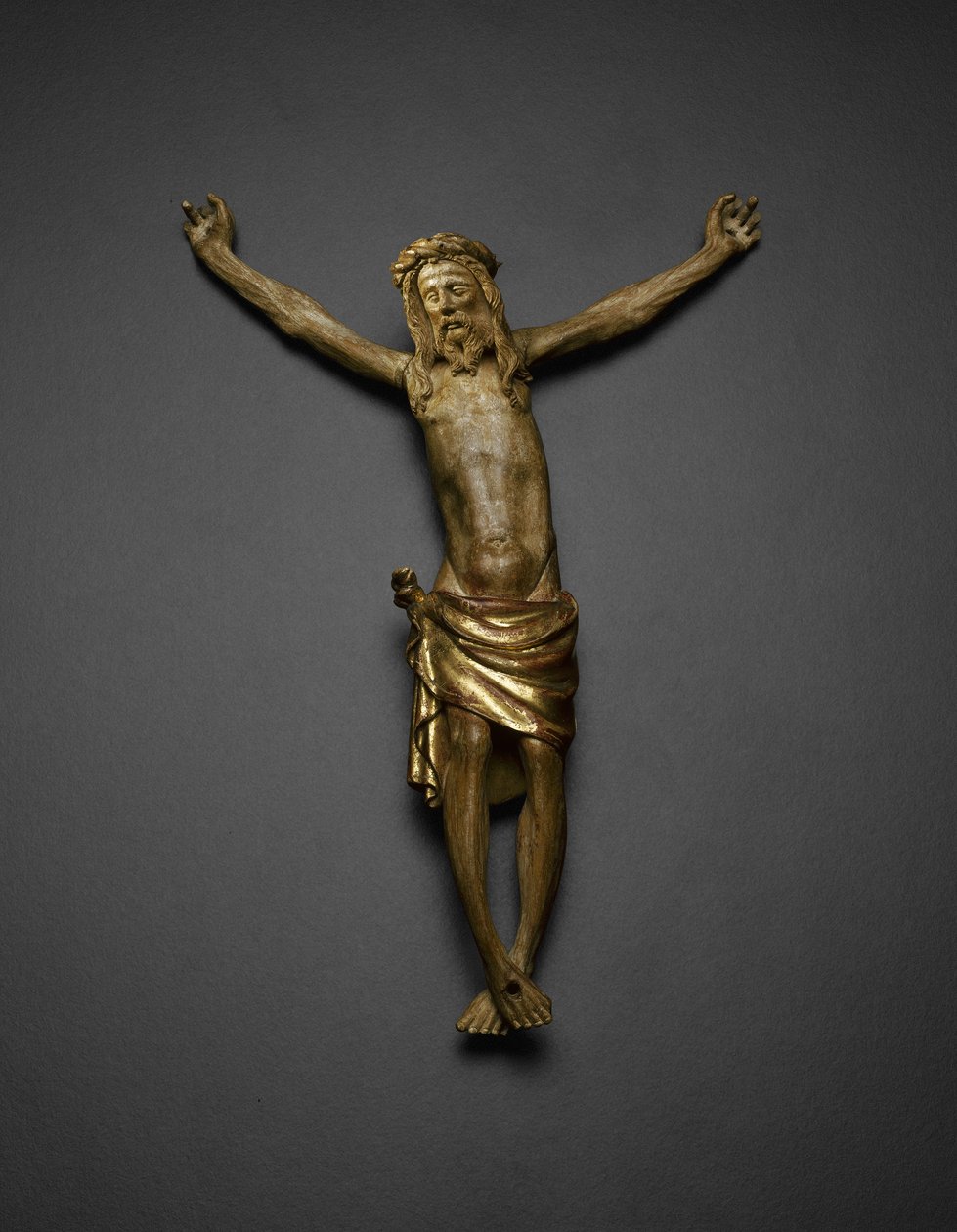 Korpus av Kristus fra altertavlen for korsfestelsen, 1391-99 av Jacques de Baerze or Baers
