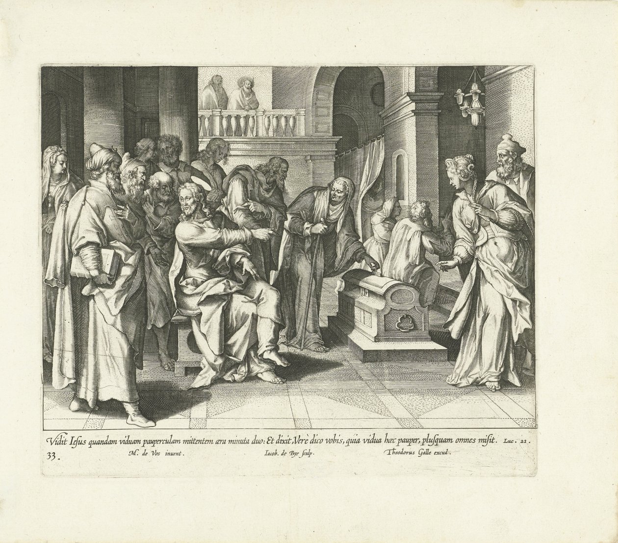 Den fattige enkens raushet Vita, passio et resvrrectio Iesv Christi (serietittel) Life, Passion and Resurrection of Christ (serietittel) av Jacques de Bie