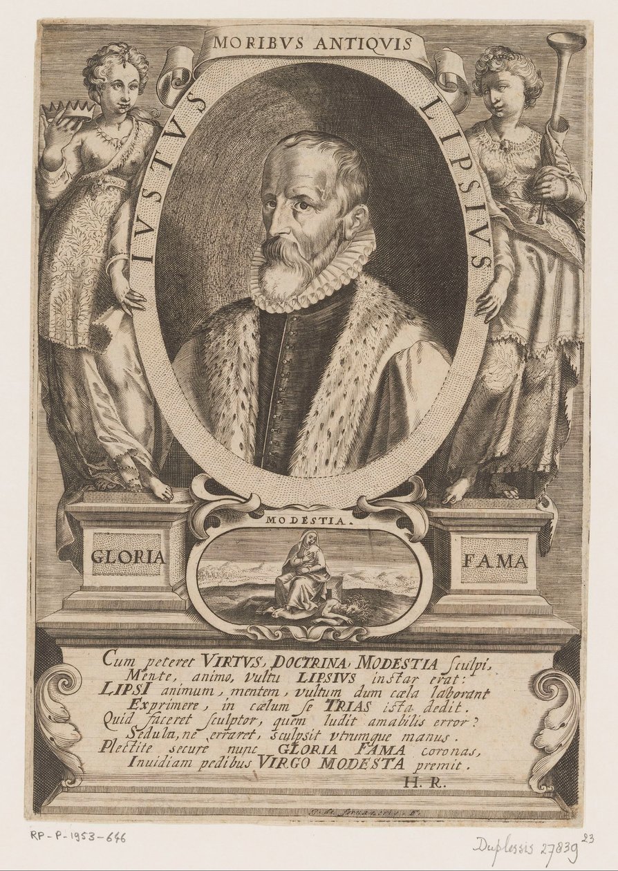Portrett av Justus Lipsius av Jacques de Fornazeris