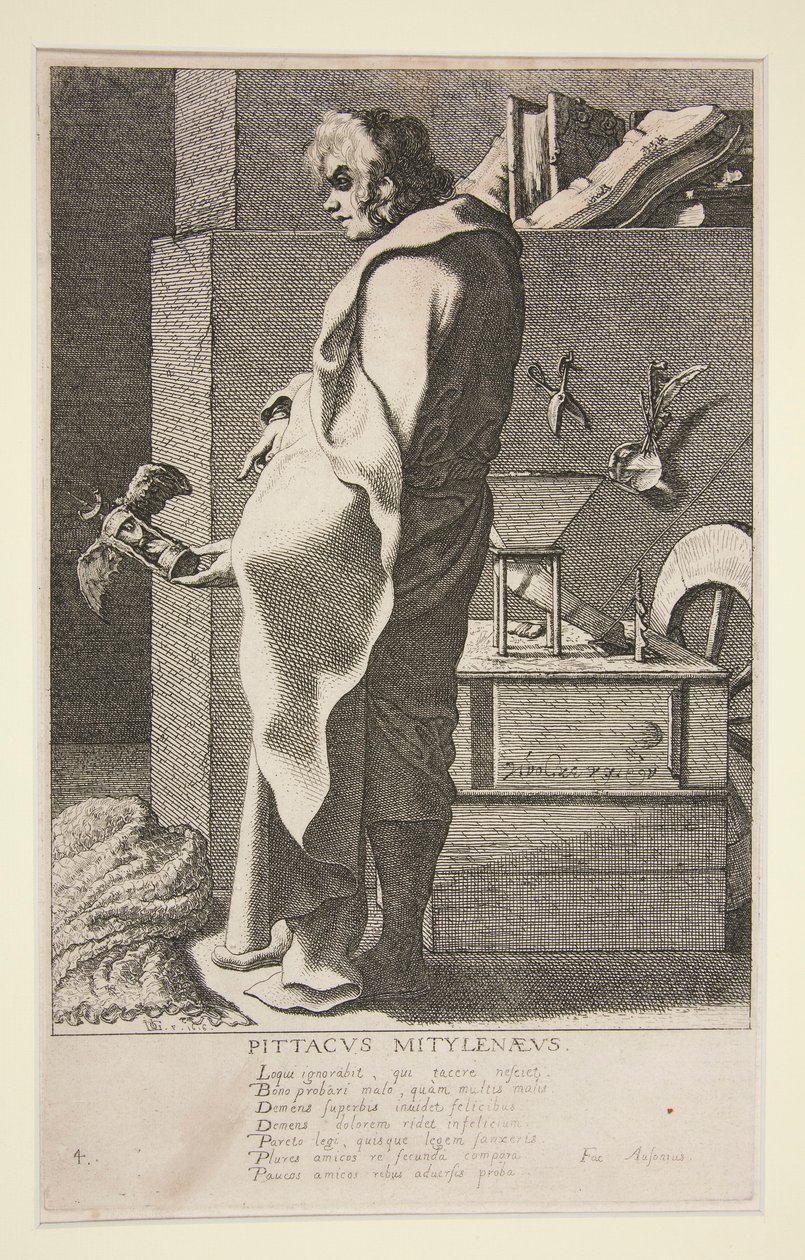 Pittacus Mytilenaeus, #4 fra serien The Seven Wise Men of Greece av Jacques de Gheyn III