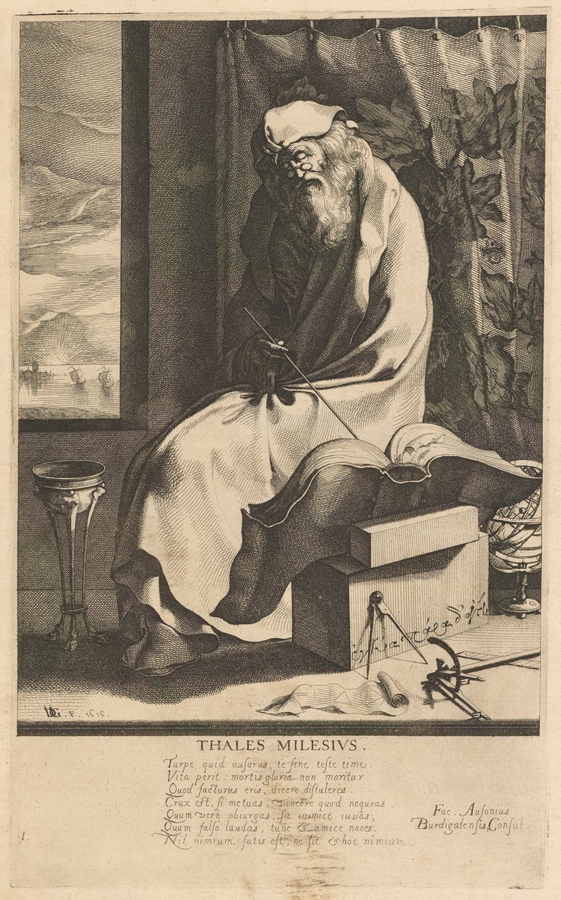 Thales Milesius, #1 fra serien The Seven Wise Men of Greece av Jacques de Gheyn III
