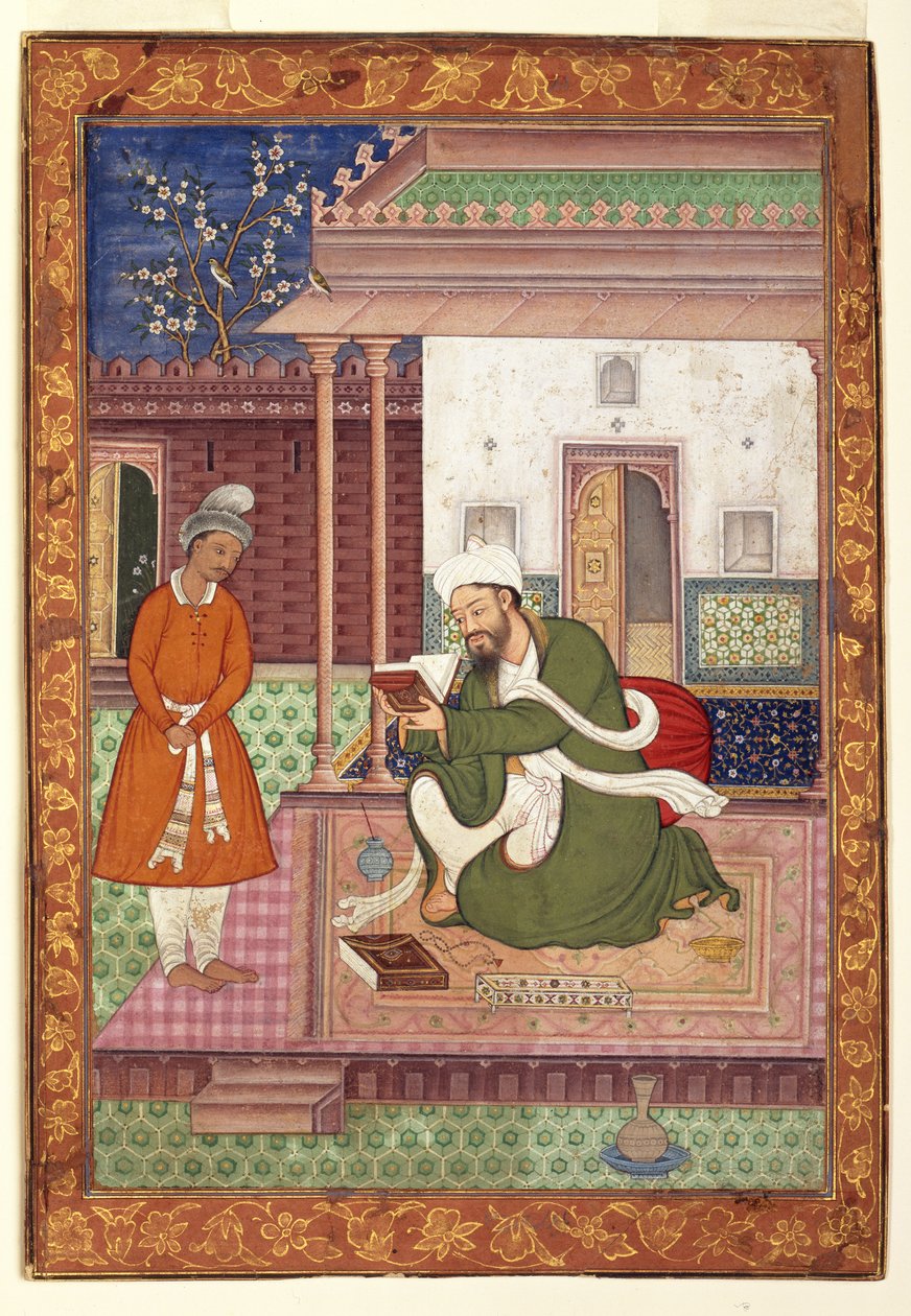 En lærd mann med sin elev, ca. 1570 av Jagjivan