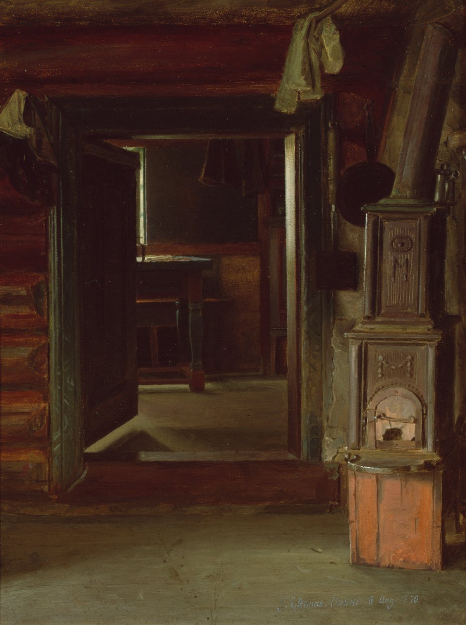 Interiør, august 1870 av Jahn Ekenaes