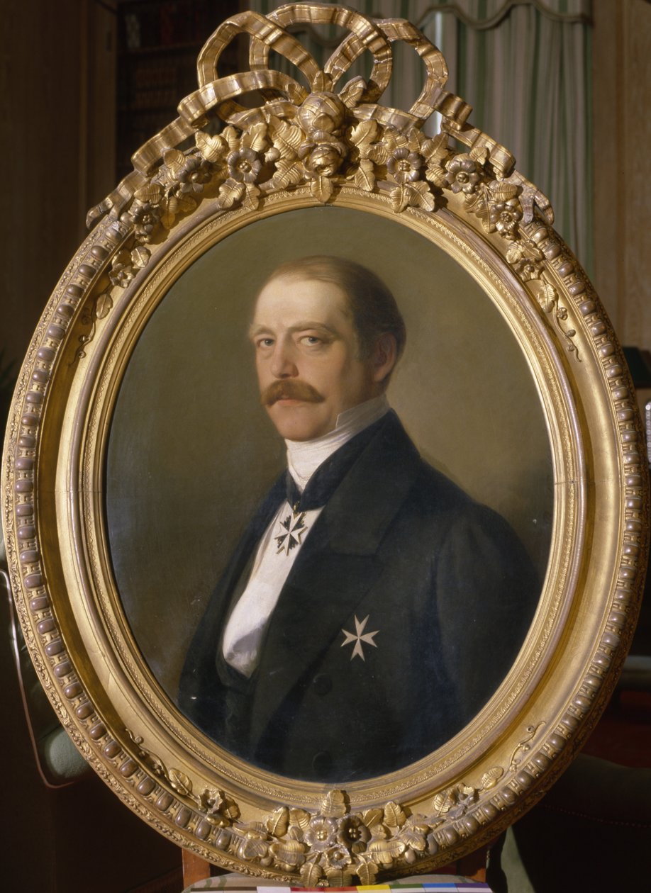 Otto von Bismarck som Preussens utsending til kostholdet til det tyske konføderasjonen i Frankfurt, 1855 av Jakob Becker