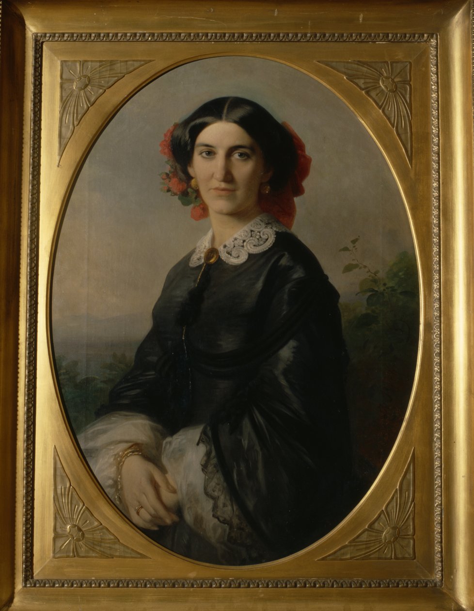 Prinsesse Johanna von Bismarck, 1857 av Jakob Becker