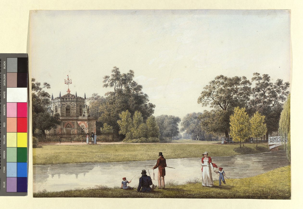 Lunens hus i Laxenburg av Jakob Alt