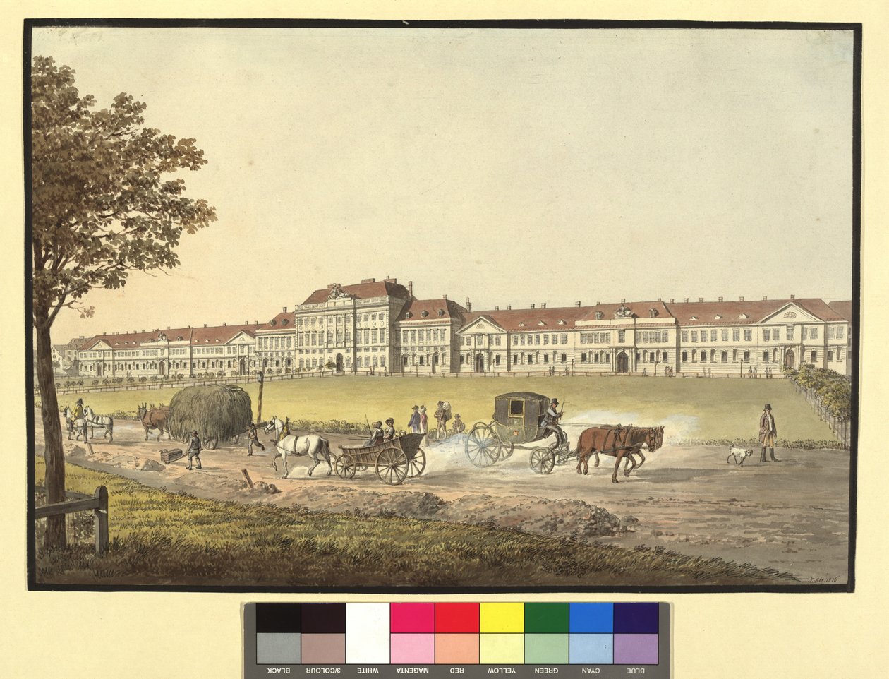 Hoffstaller (keiserlige og kongelige hoffstaller - bygning) av Jakob Alt