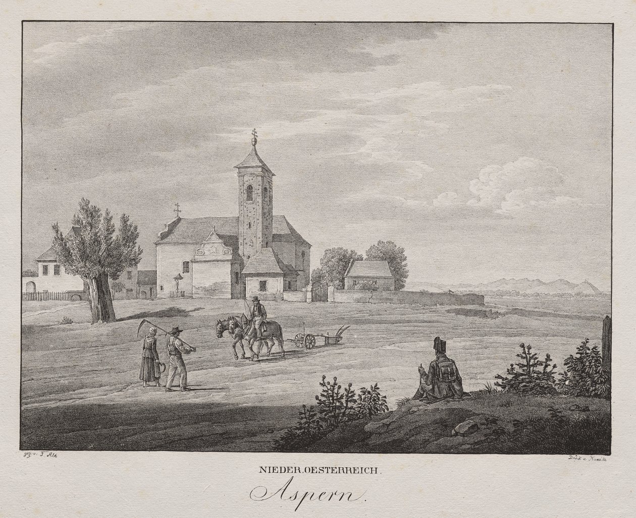 Nedre Østerrike, Aspern av Jakob Alt