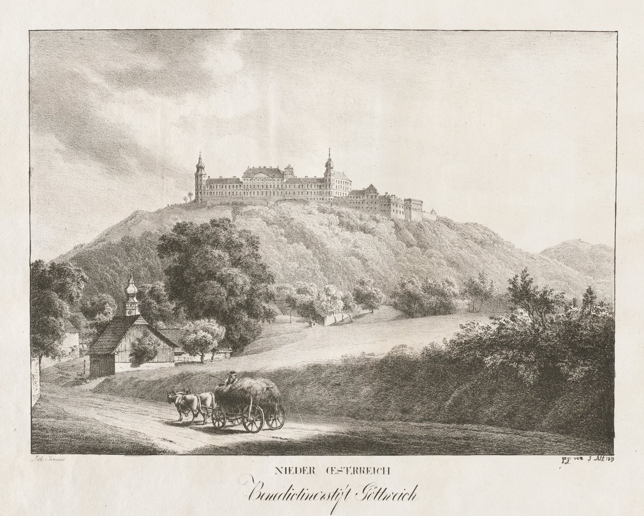 Nedre Østerrike, benediktinerkloster i Gottereich av Jakob Alt