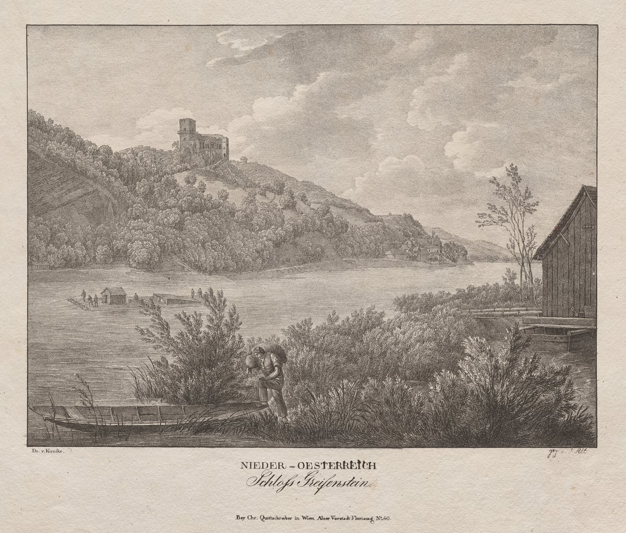 Nedre Østerrike, Greifenstein slott av Jakob Alt