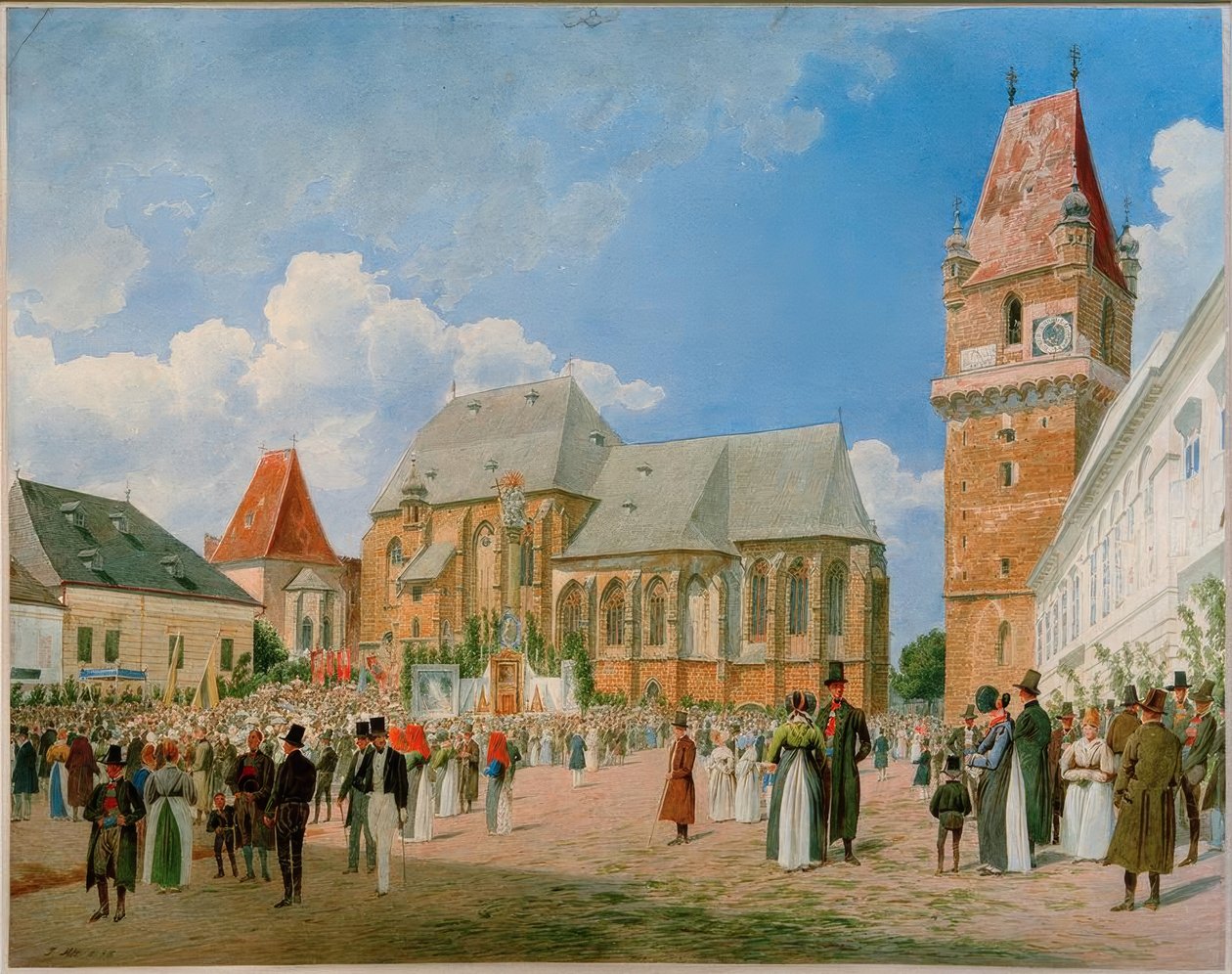 Perchtoldsdorf (Mödling-distriktet, Niederösterreich, Østerrike), av Jakob Alt