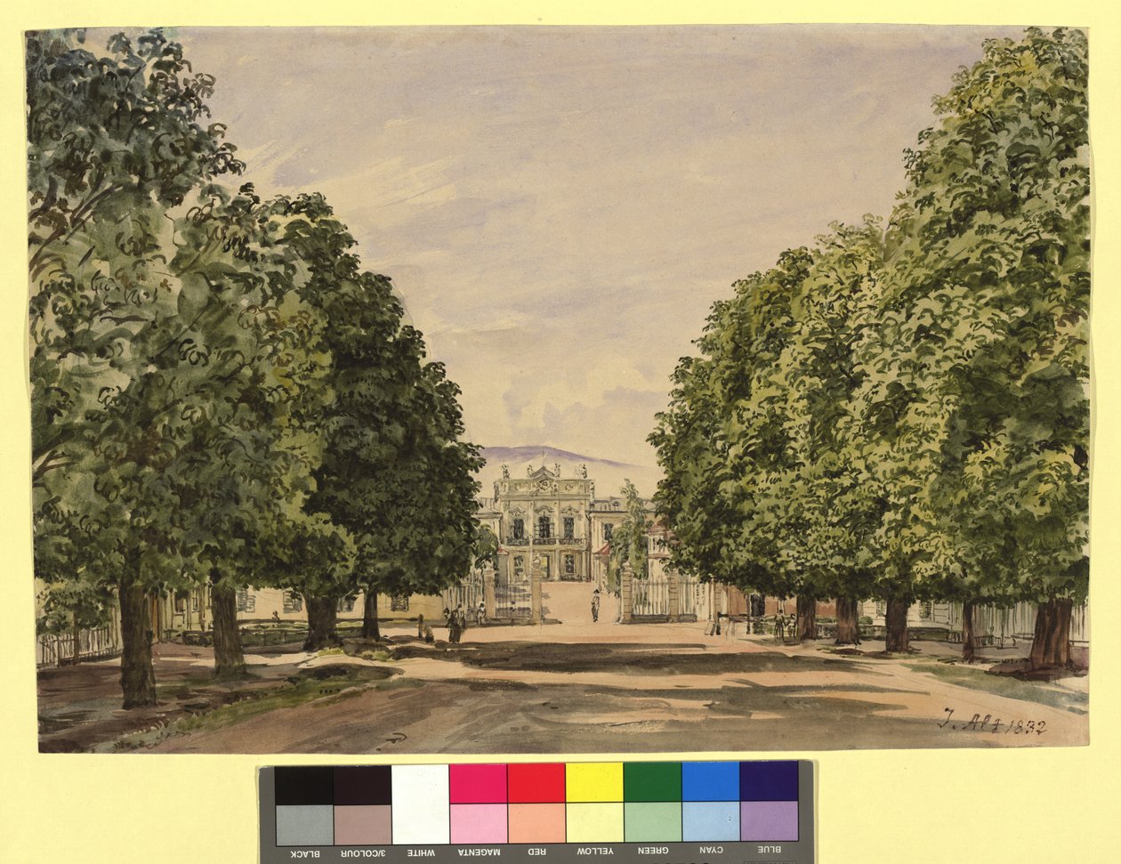 Hetzendorf slott av Jakob Alt