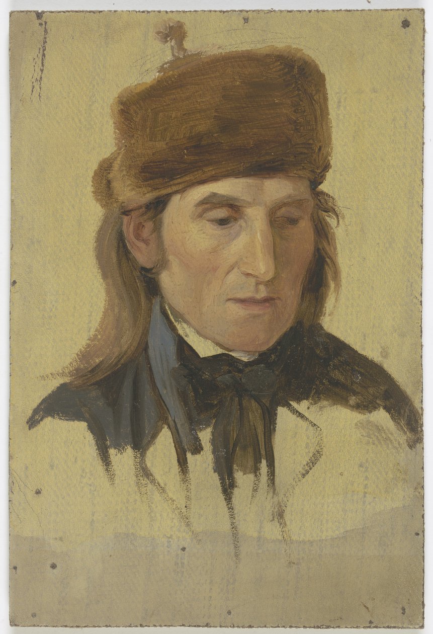 Bonde med pelslue av Jakob Becker