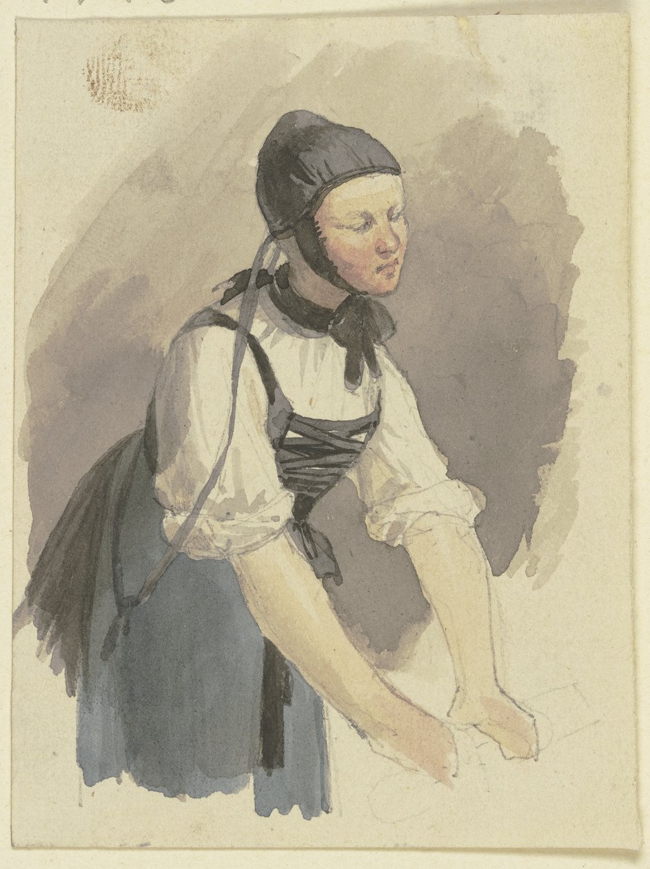 Gripende kvinne av Jakob Becker