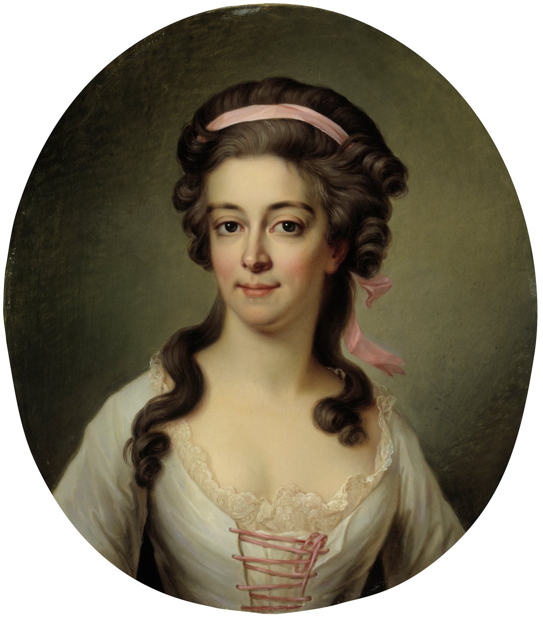 Portrett av grevinne Maria Eleonora Lewenhaupt, født Koskull 1765-1823. av Jakob Björk