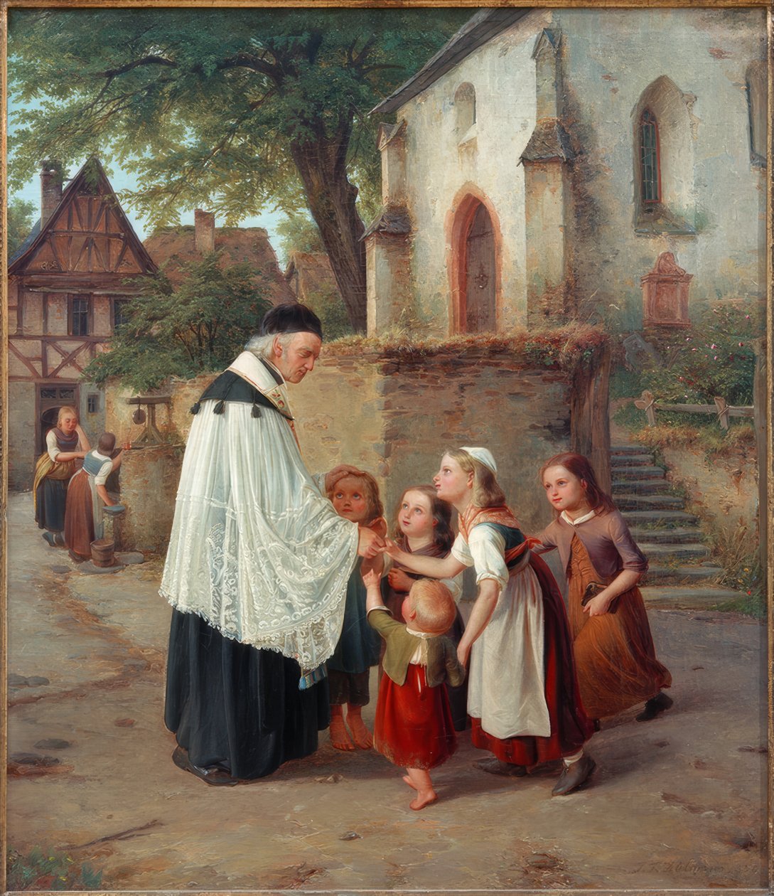 Landsbypastoren av Jakob Fürchtegott Dielmann