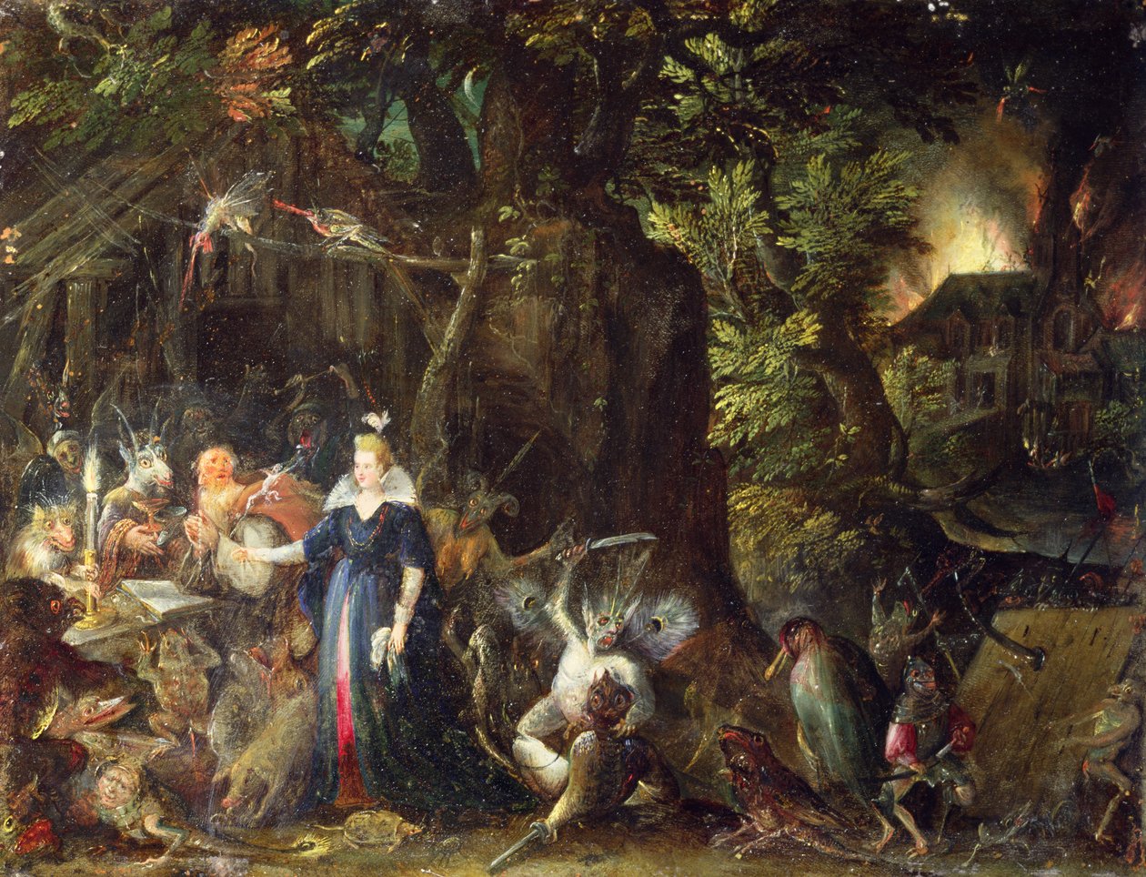Sankt Anthonys fristelse av Jakob Isaaksz Swanenburgh
