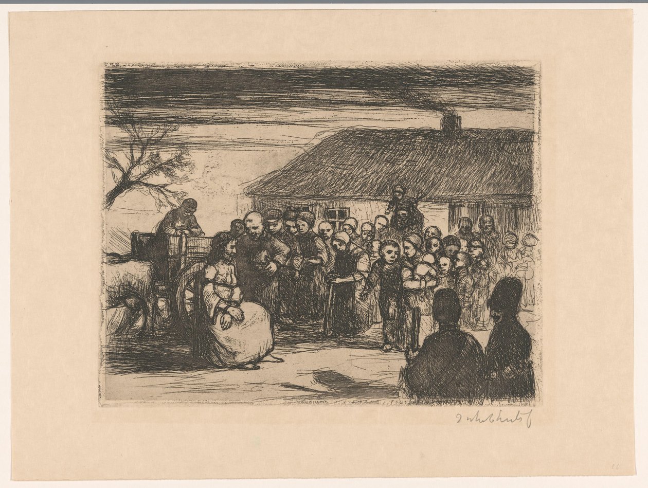 Hån mot Kristus Mock Christ (tittel på objekt) av Jakob Smits (signed by artist)