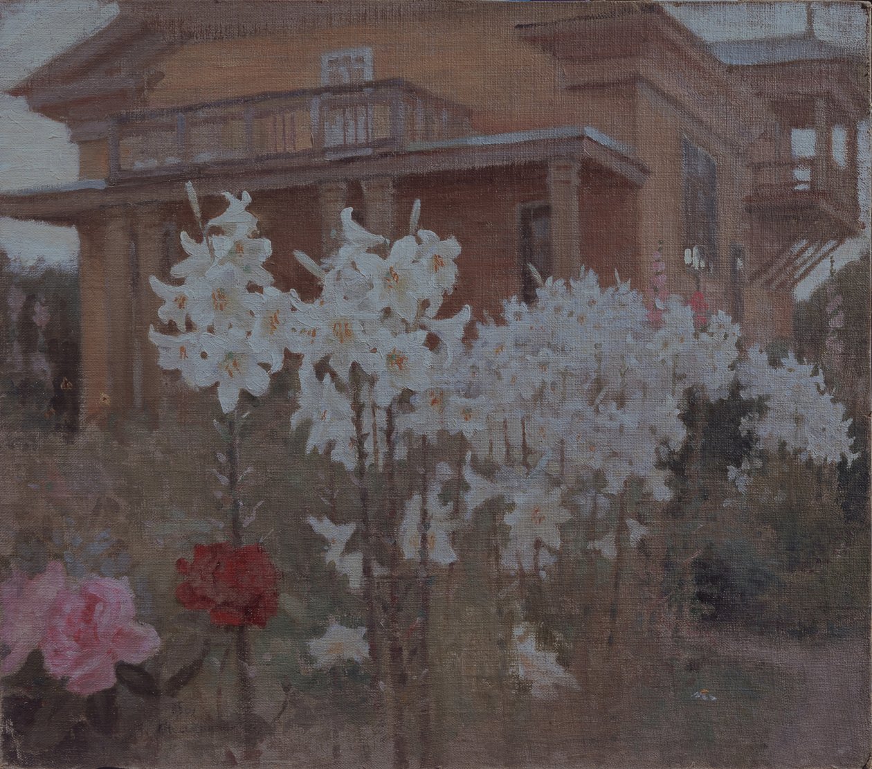 Liljenes aften, 1901 av Jakov Jakovlevich Kalinichenko