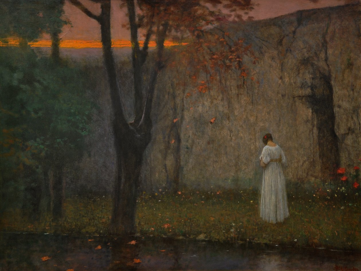 Høstgry, 1910 av Jakub Schikaneder