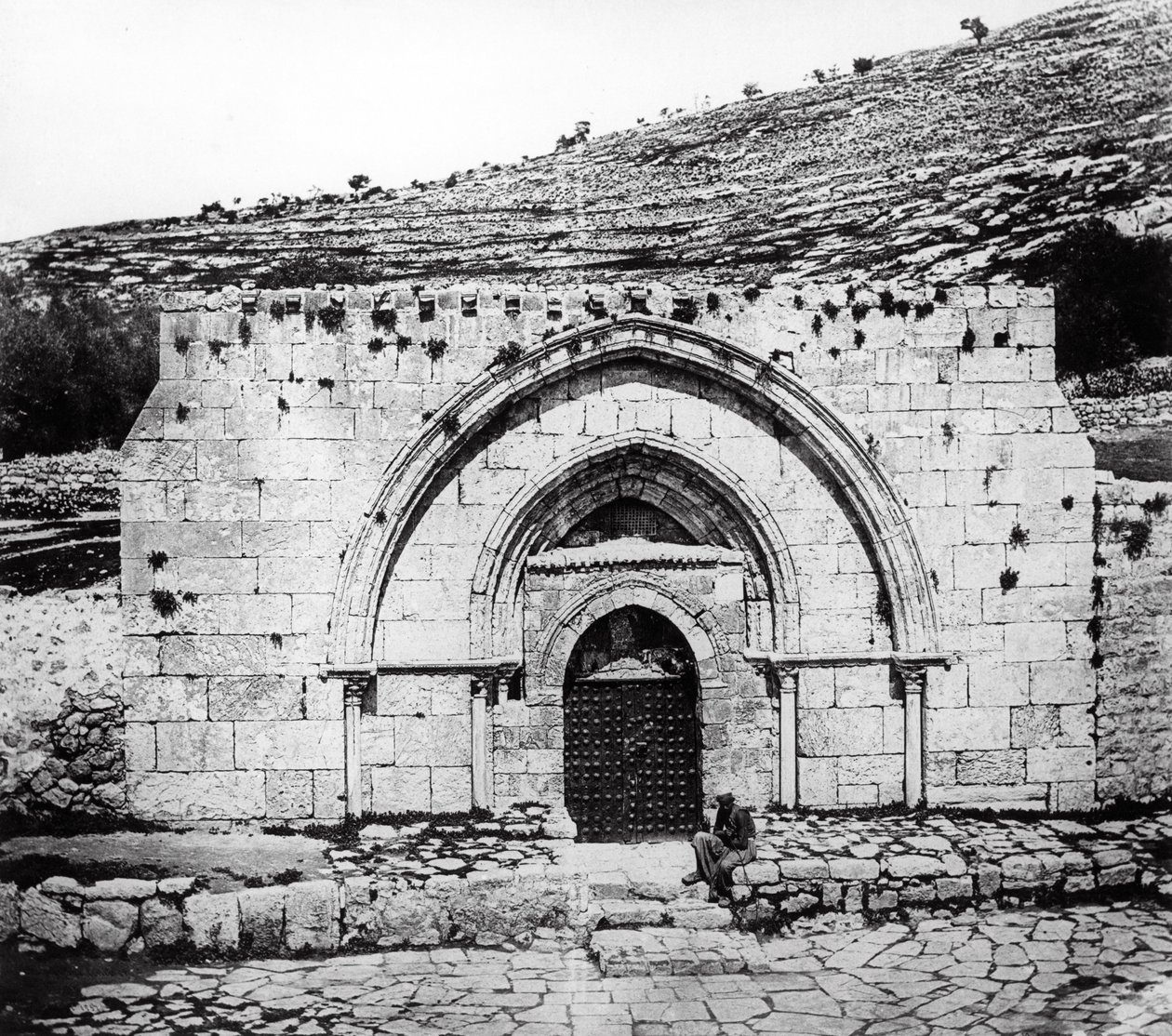 Jomfruens kapell, 1857 av Felice Beato