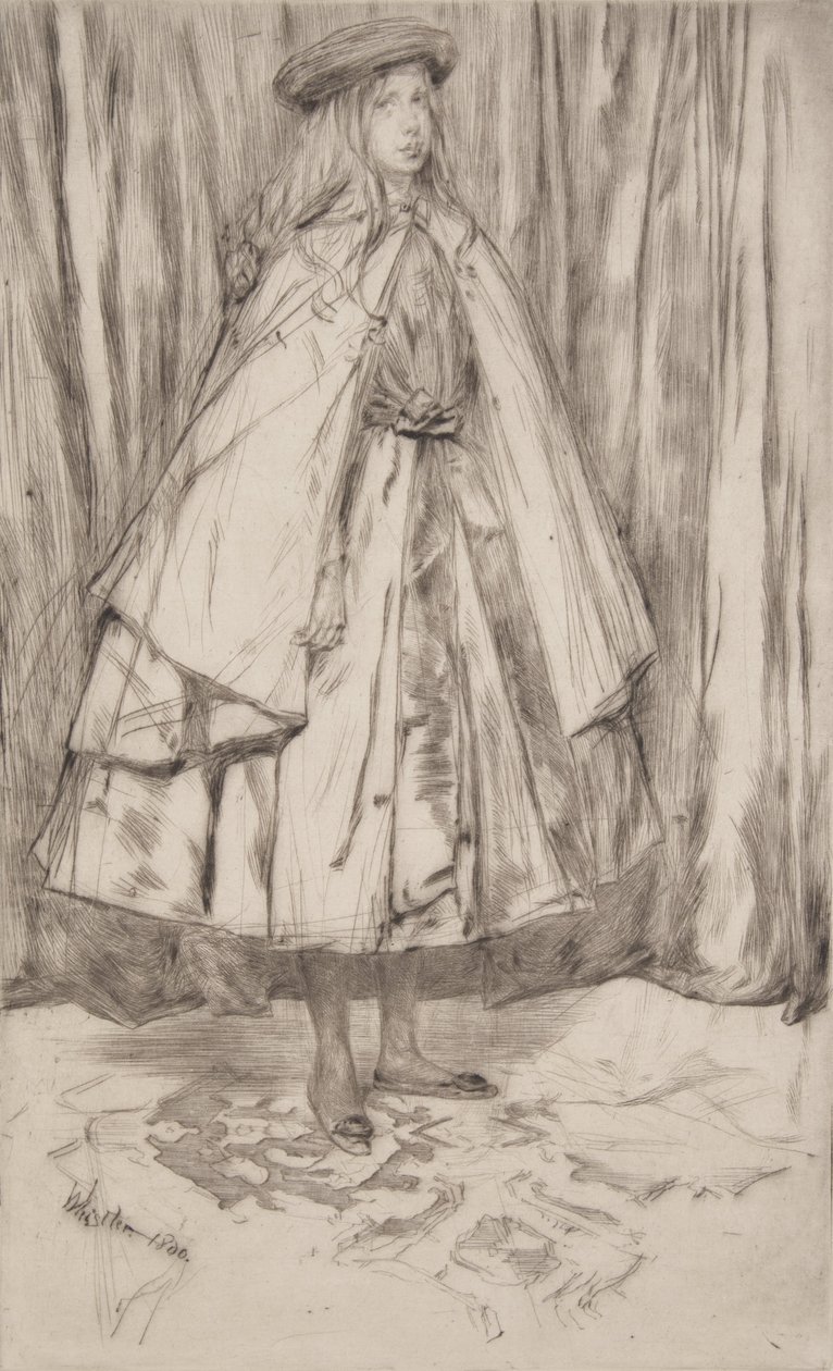 Annie Haden av James Abbott McNeill Whistler