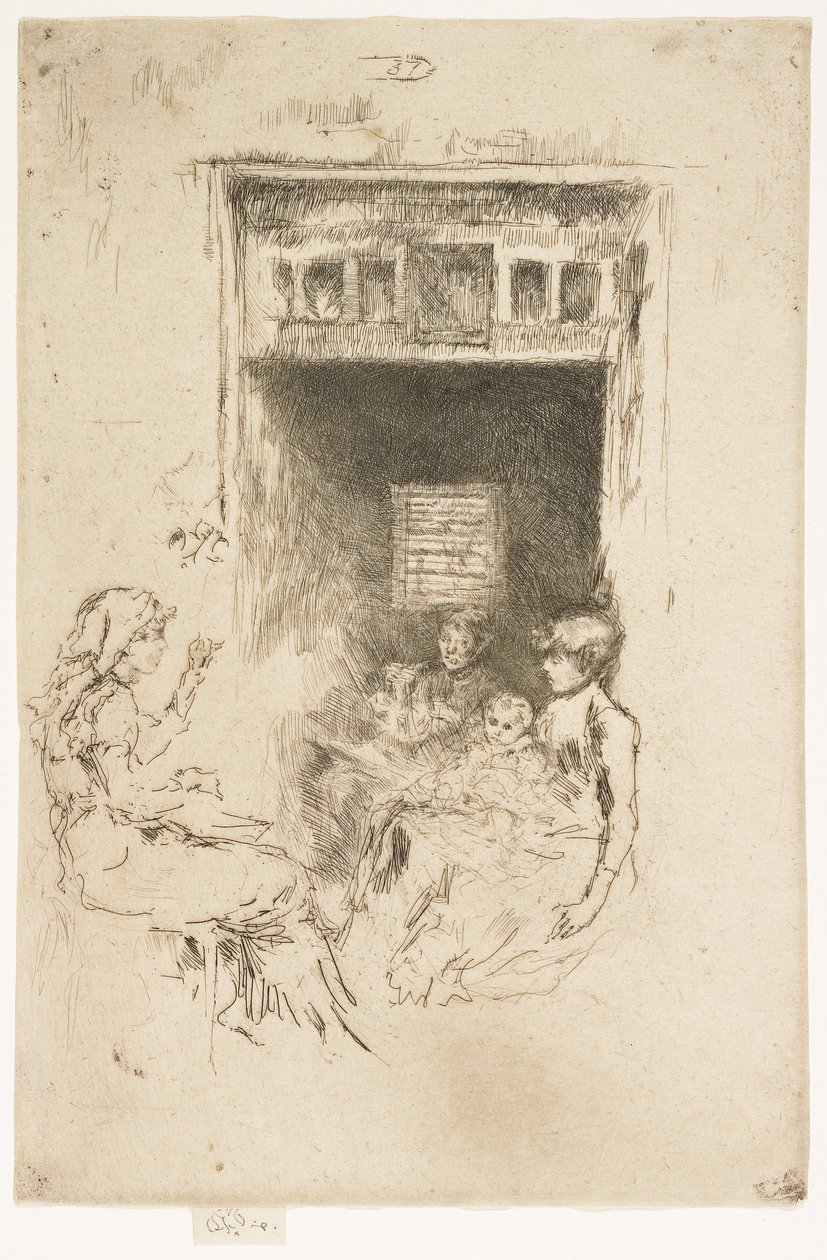 Perlestrengere, 1879-1880 av James Abbott McNeill Whistler