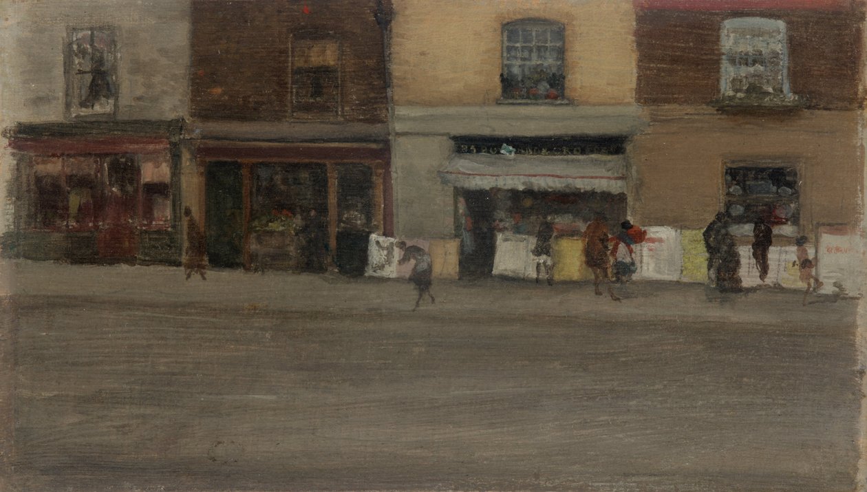 Chelsea butikker av James Abbott McNeill Whistler