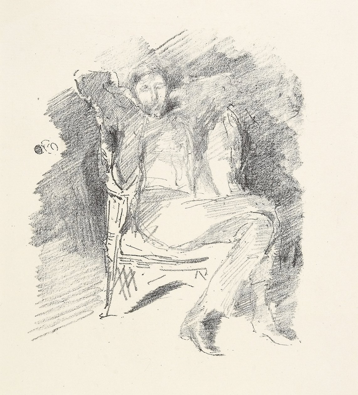 Firelight -Joseph Pennell, nr. 1, 1896 av James Abbott McNeill Whistler