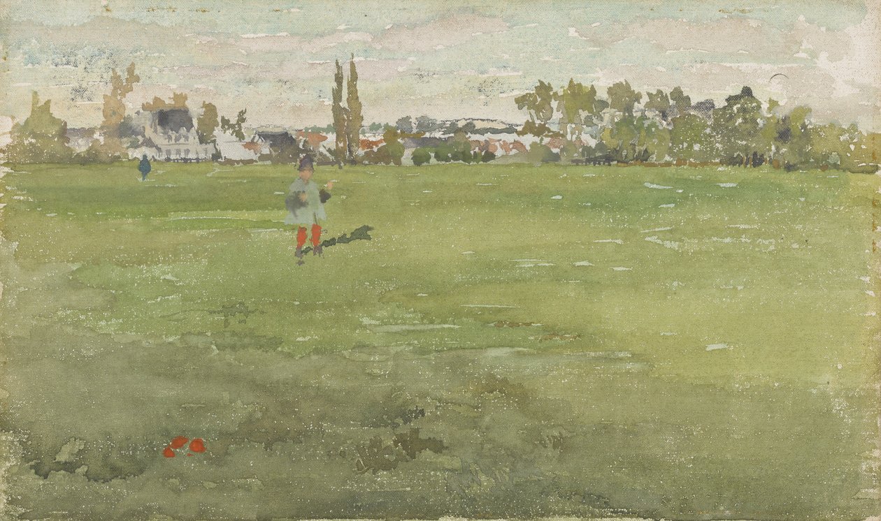 Grønt og sølv- Beaulieu, Touraine av James Abbott McNeill Whistler
