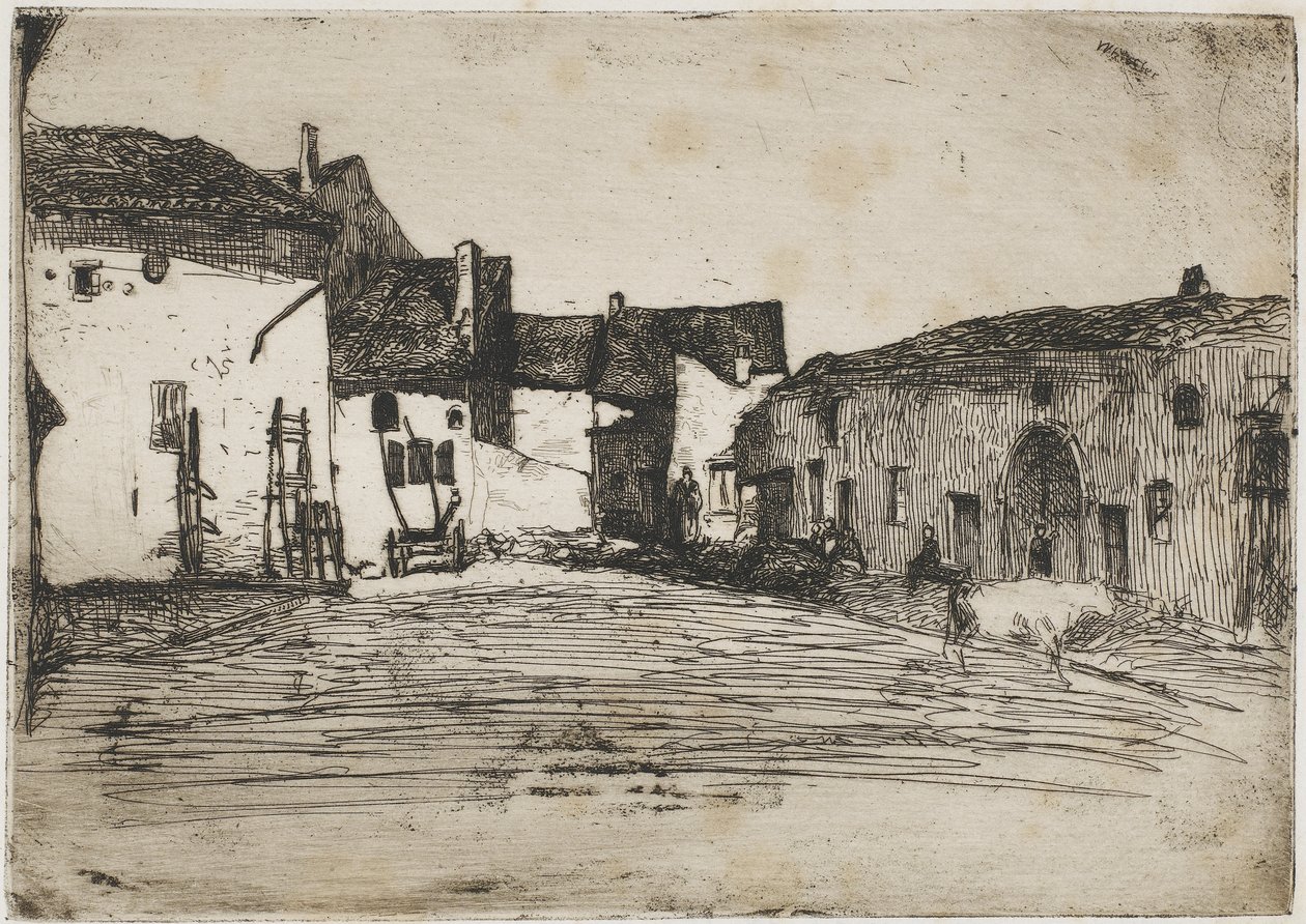 Liverdun, 1858 (radering på papir) av James Abbott McNeill Whistler