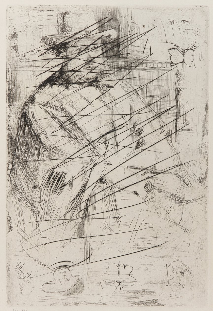 Mr. Mann, 1860 (tørrpunkt på papir) av James Abbott McNeill Whistler