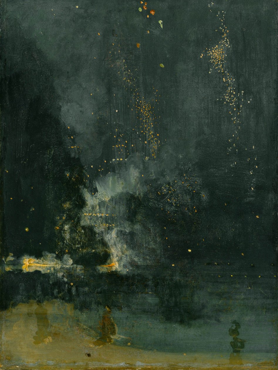 Nocturne in Black and Gold: The Falling Rocket av James Abbott McNeill Whistler