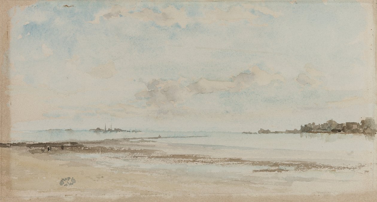 Merknad i blått og opal: Jersey, 1881 av James Abbott McNeill Whistler