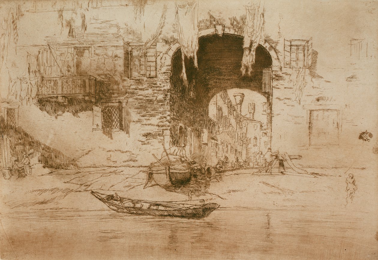 San Biagio, Venezia, 1879-80 av James Abbott McNeill Whistler