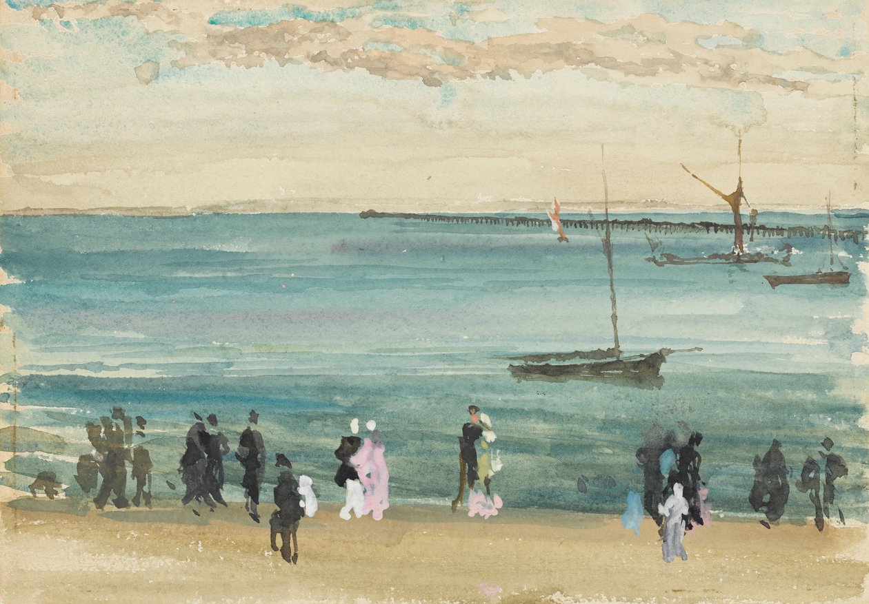 Southend Pier av James Abbott McNeill Whistler