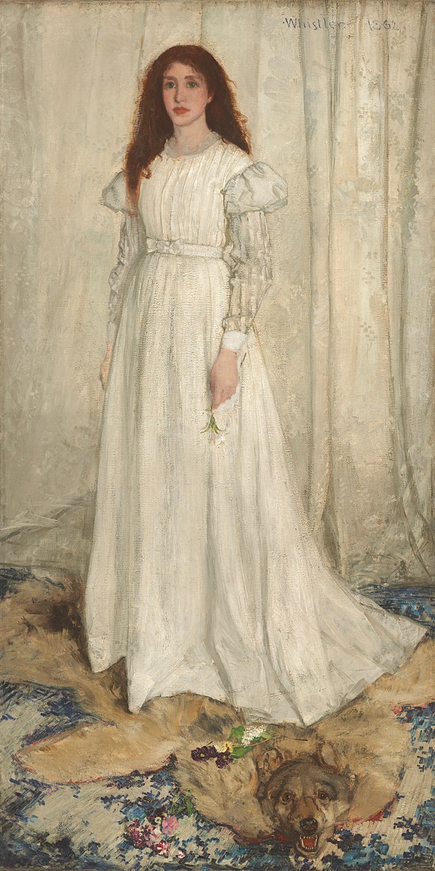 Symphony in White, nr. 1: The White Girl, 1862 av James Abbott McNeill Whistler