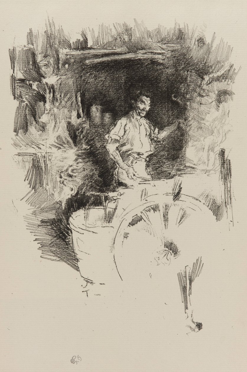 Smeden, 1895-1896 (lito på papir) av James Abbott McNeill Whistler